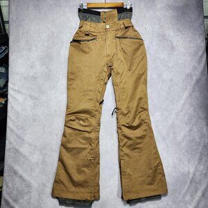 Bonfire Pants Mens Medium Brown TuffDry Snowboard Ski Waterproof 10K Insulated